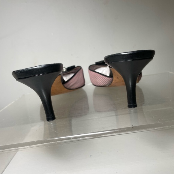 Saint Laurent YSL mule kiten heels shoes sz 38 - Picture 10 of 15